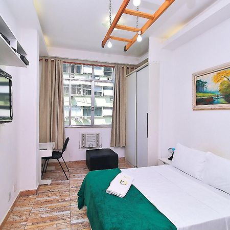 Studio temporada com vista mar para 3 pessoas em Copacabana! Rio de Janeiro Exterior foto
